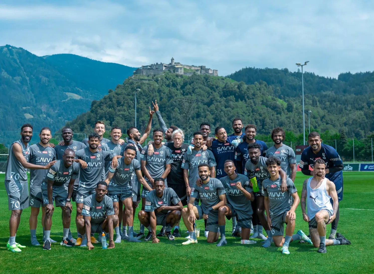 الهلال أقام معسكراً تحضيرياً في النمسا للموسم الجديد (نادي لهلال)