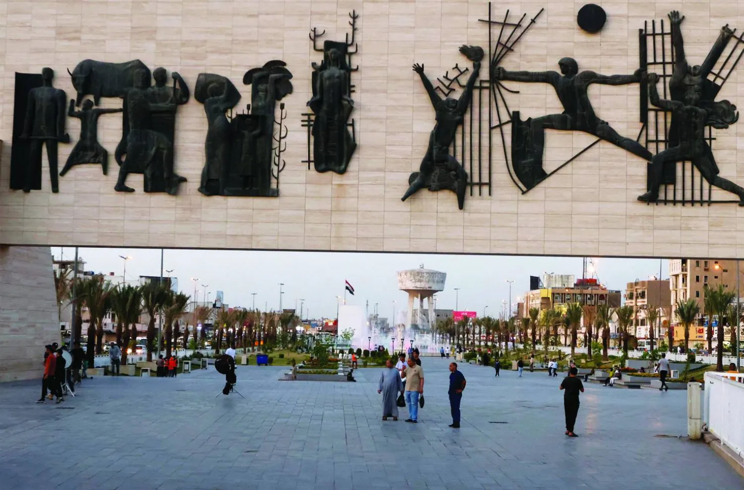 ساحة التحرير ببغداد (رويترز)