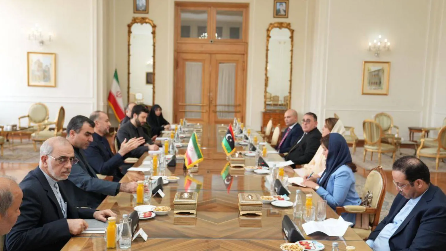 المنقوش تلتقي عبداللهيان في طهران اليوم (الخارجية الإيرانية)