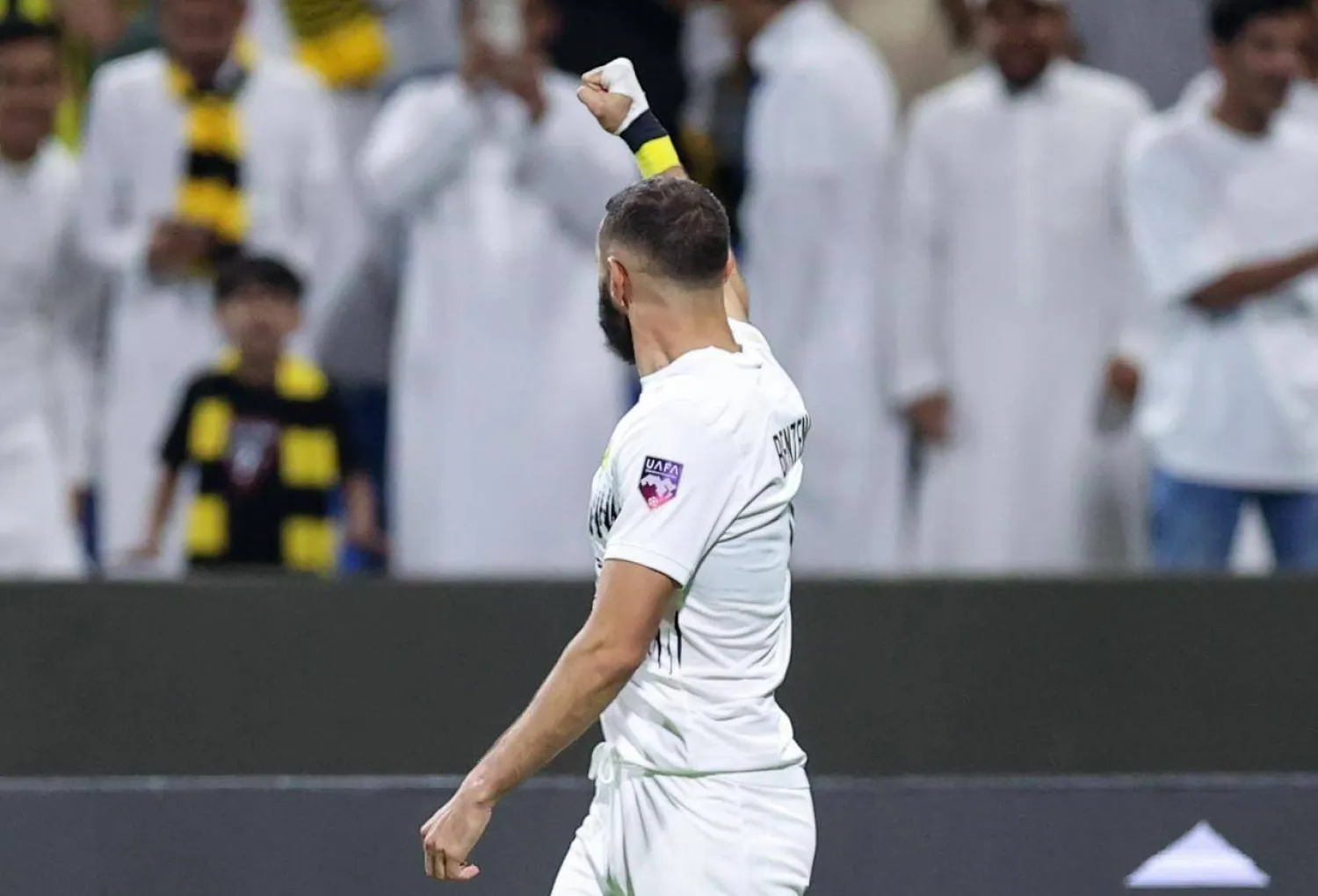 النجم الفرنسي قدم أداء مذهلا في أول مباراة يخوضها مع العميد (تصوير: عبدالله الفالح)