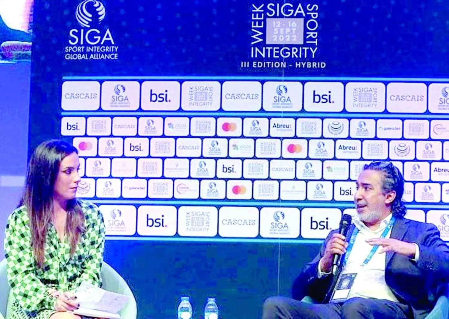 حنزاب خلال ملتقى سابق لـ«سيغا» (الشرق الأوسط)