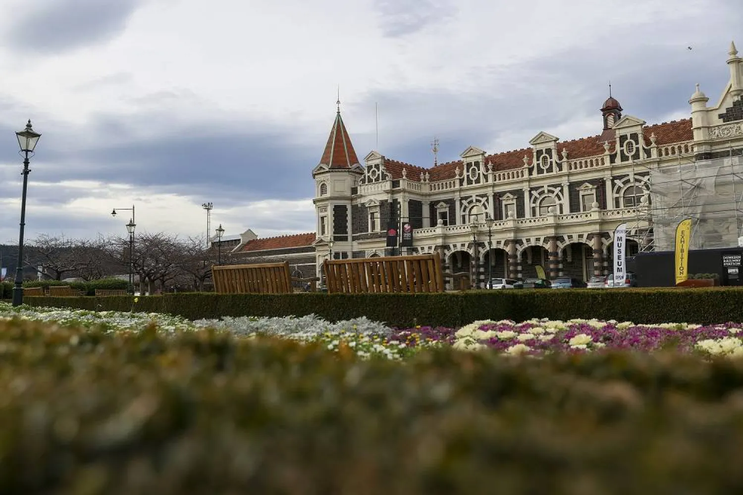 Dunedin's Anzac Square in central Dunedin, Wednesday, July 19, 2023. (AP)