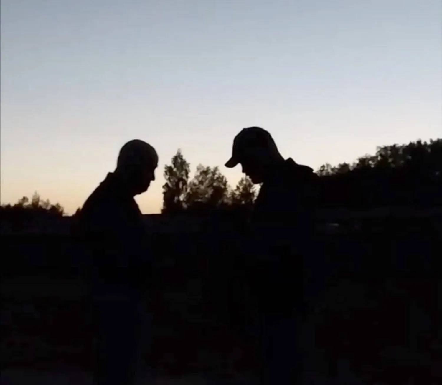 This image from video released Wednesday, July 19, 2023, appears to show Russian mercenary chief Yevgeny Prigozhin, left, for the first time since he led a short-lived rebellion in June. (AP)