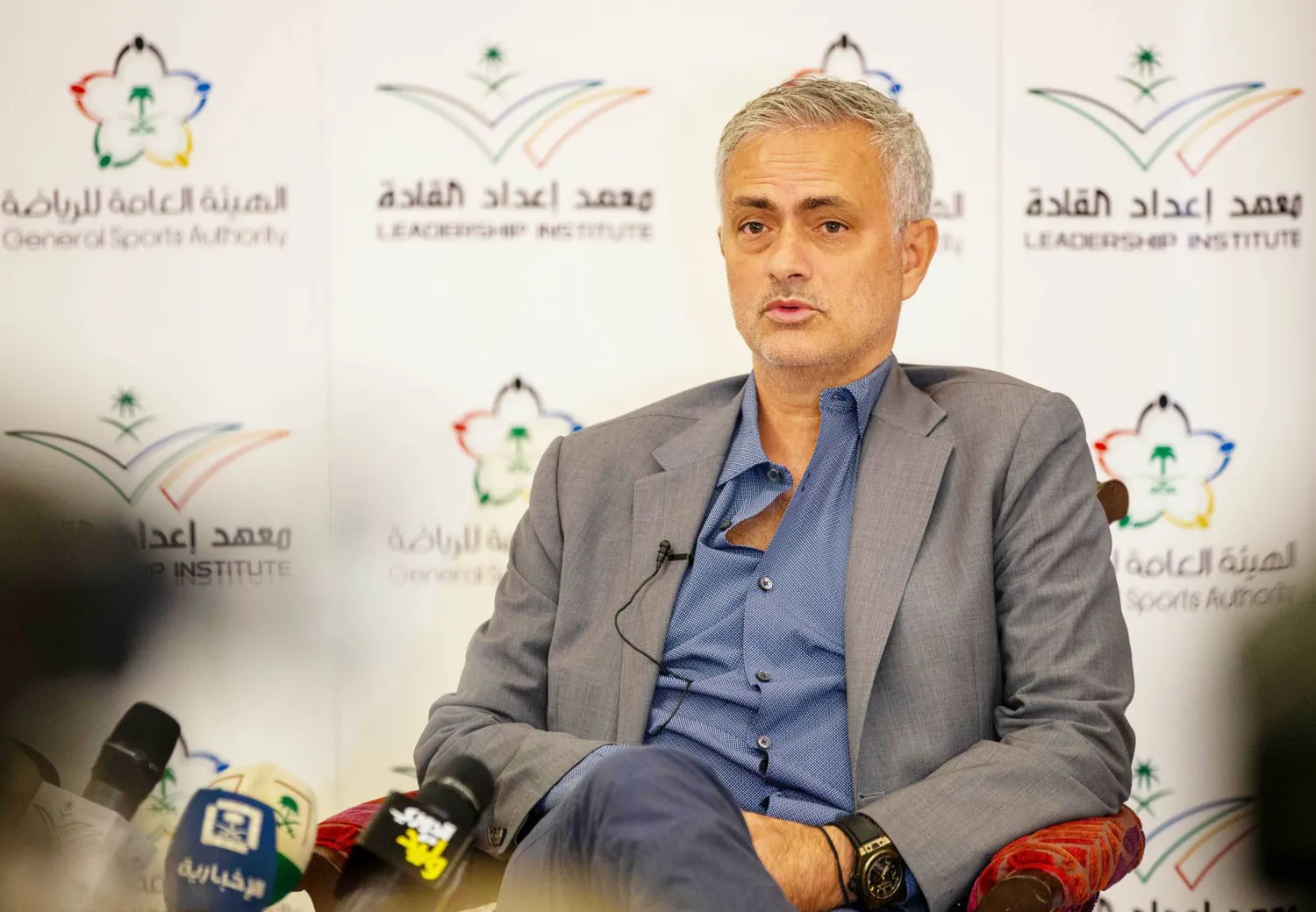 مورينيو اختير عضواً في مجلس إدارة أكاديمية «مهد» الرياضية (تصوير: محمد المانع)