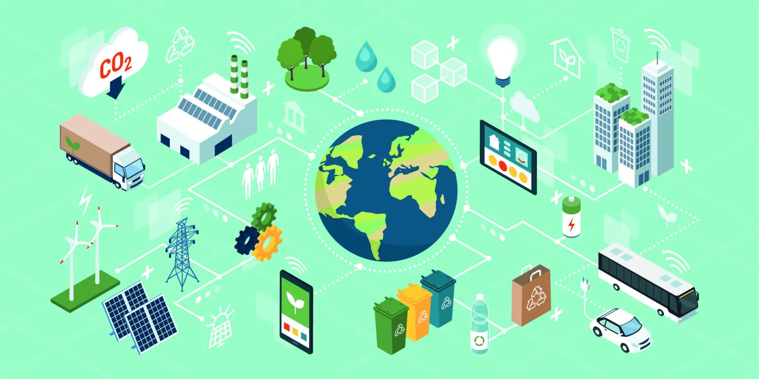 المنتج الإلكتروني غير الضار بالبيئة هو أن تكون كل مرحلة من دورة حياته غير ضارة بالبيئة (شاترستوك)