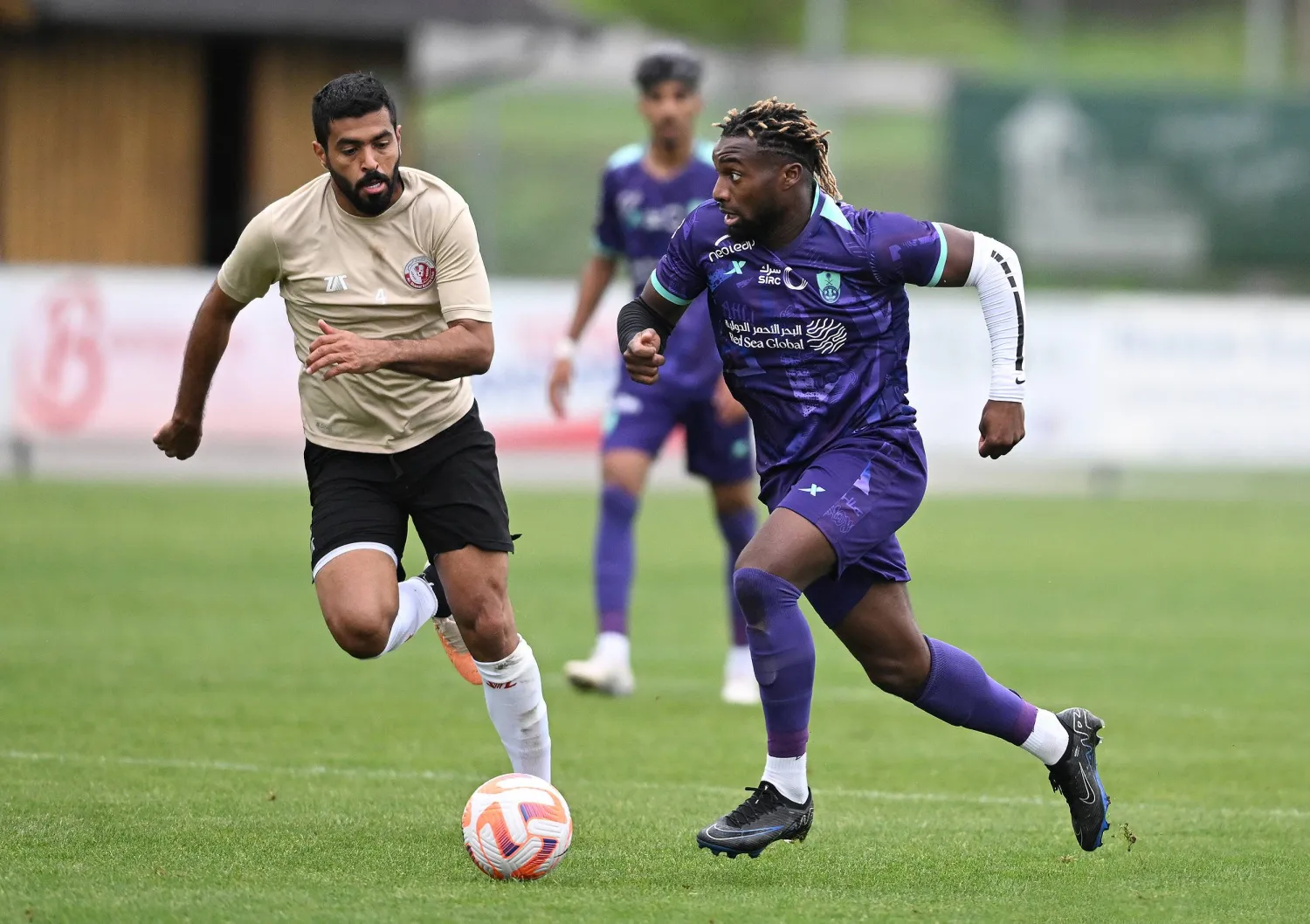 آلان ماكسيمين سجل أول أهدافه في أول حضور له مع الفريق (النادي الأهلي)