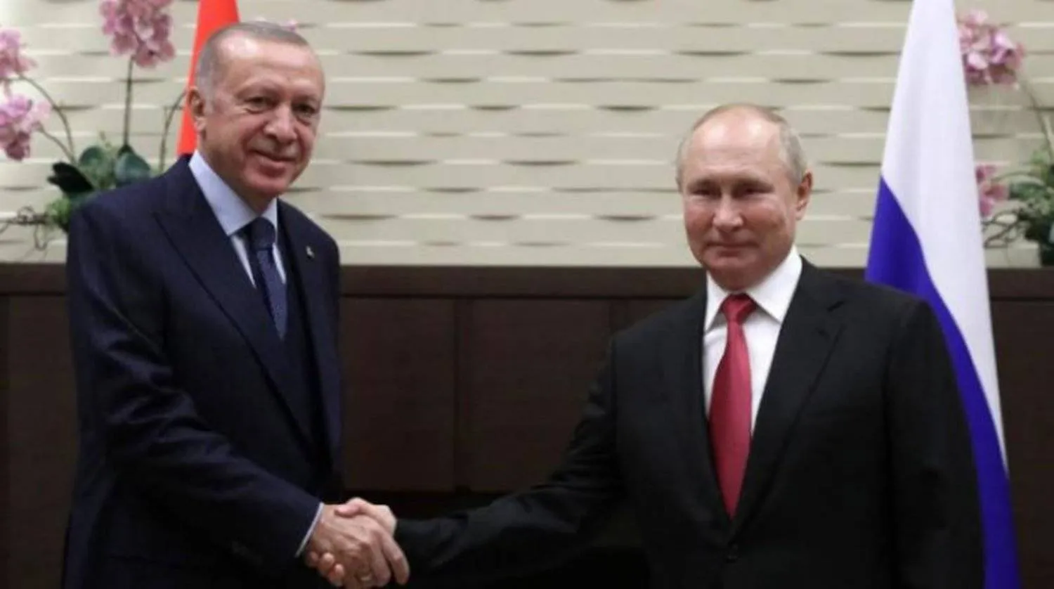 الرئيسان فلاديمير بوتين ورجب طيب إردوغان (أرشيفية - إ.ب.أ)