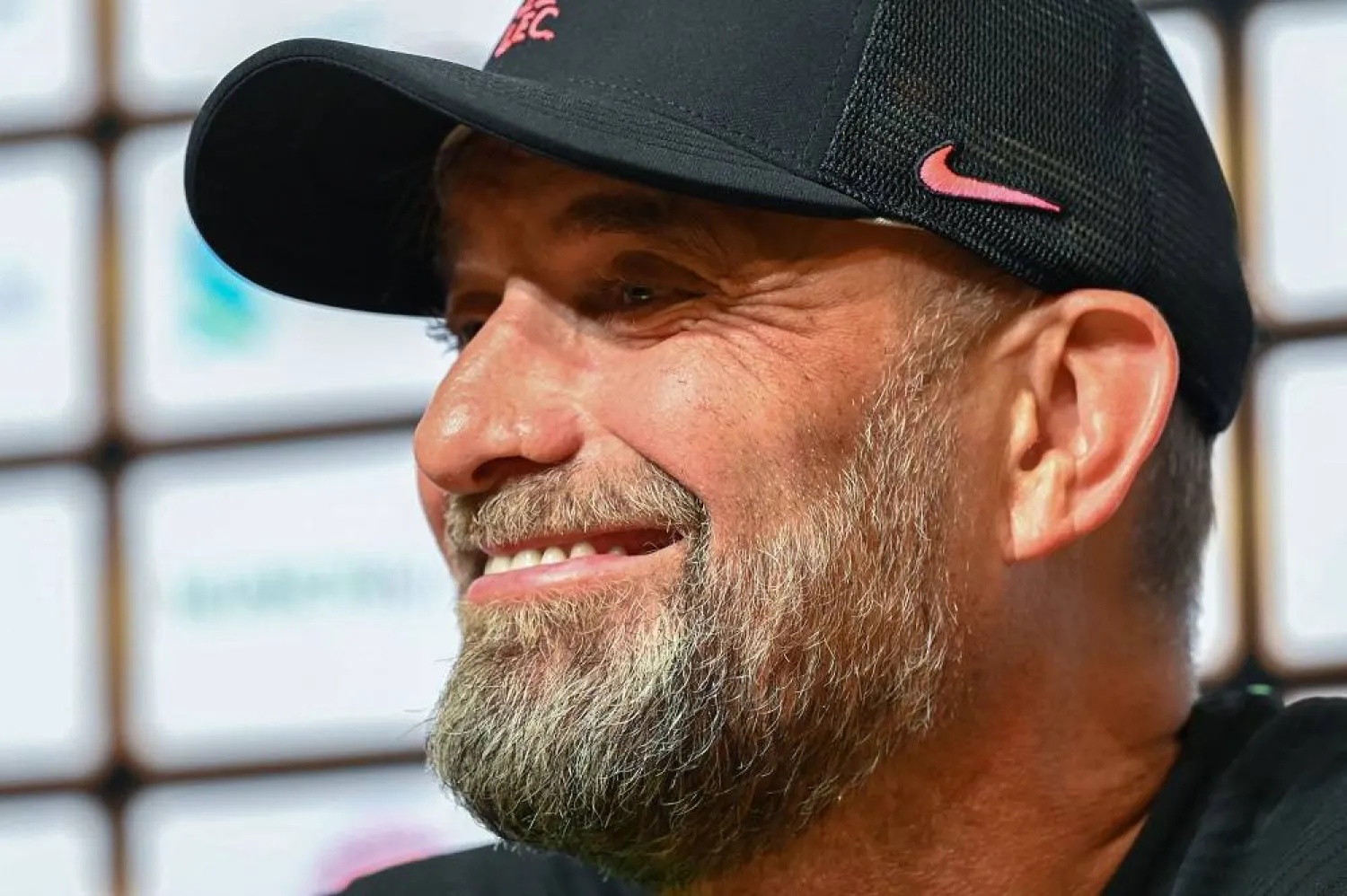  Liverpool FC team manager Jurgen Klopp attends a press conference at the Singapore Festival of Football in Singapore on August 1, 2023. (AFP)