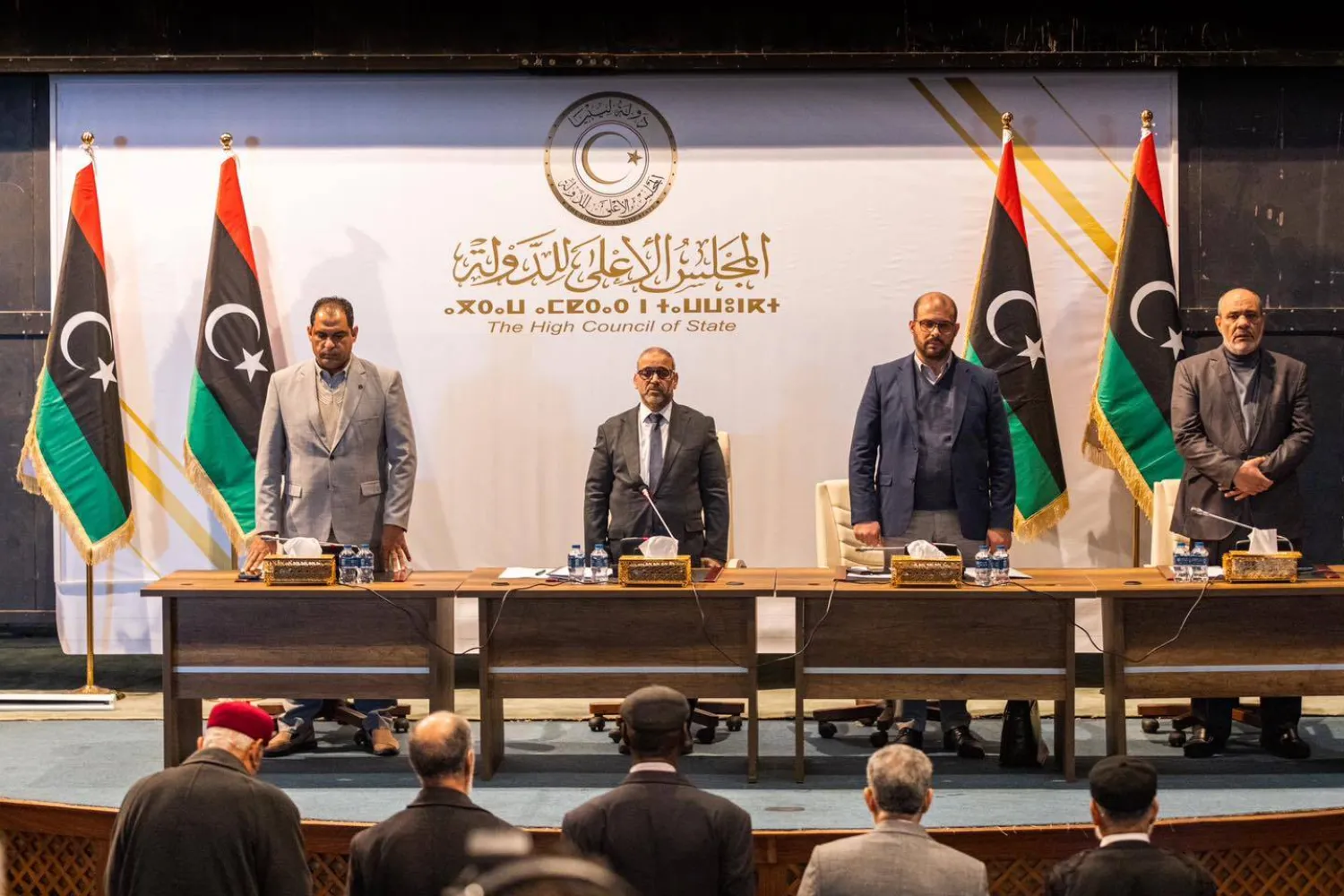 جانب من جلسة سابقة للمجلس الأعلى للدولة (المكتب الإعلامي)