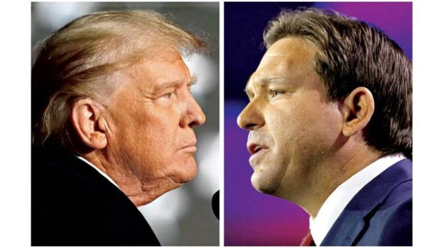 رون ديسانتيس ودونالد ترمب (رويترز)