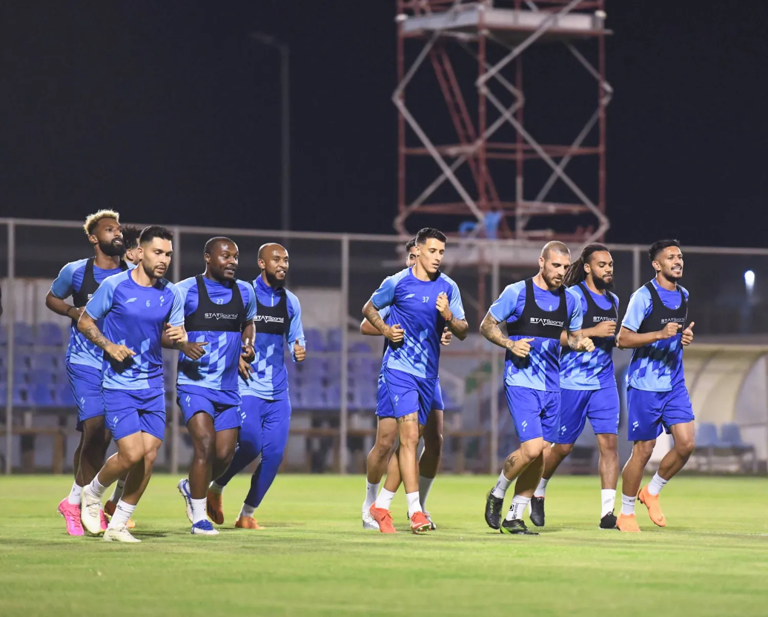 جانب من تحضيرات فريق الفتح للدوري السعودي (نادي الفتح)