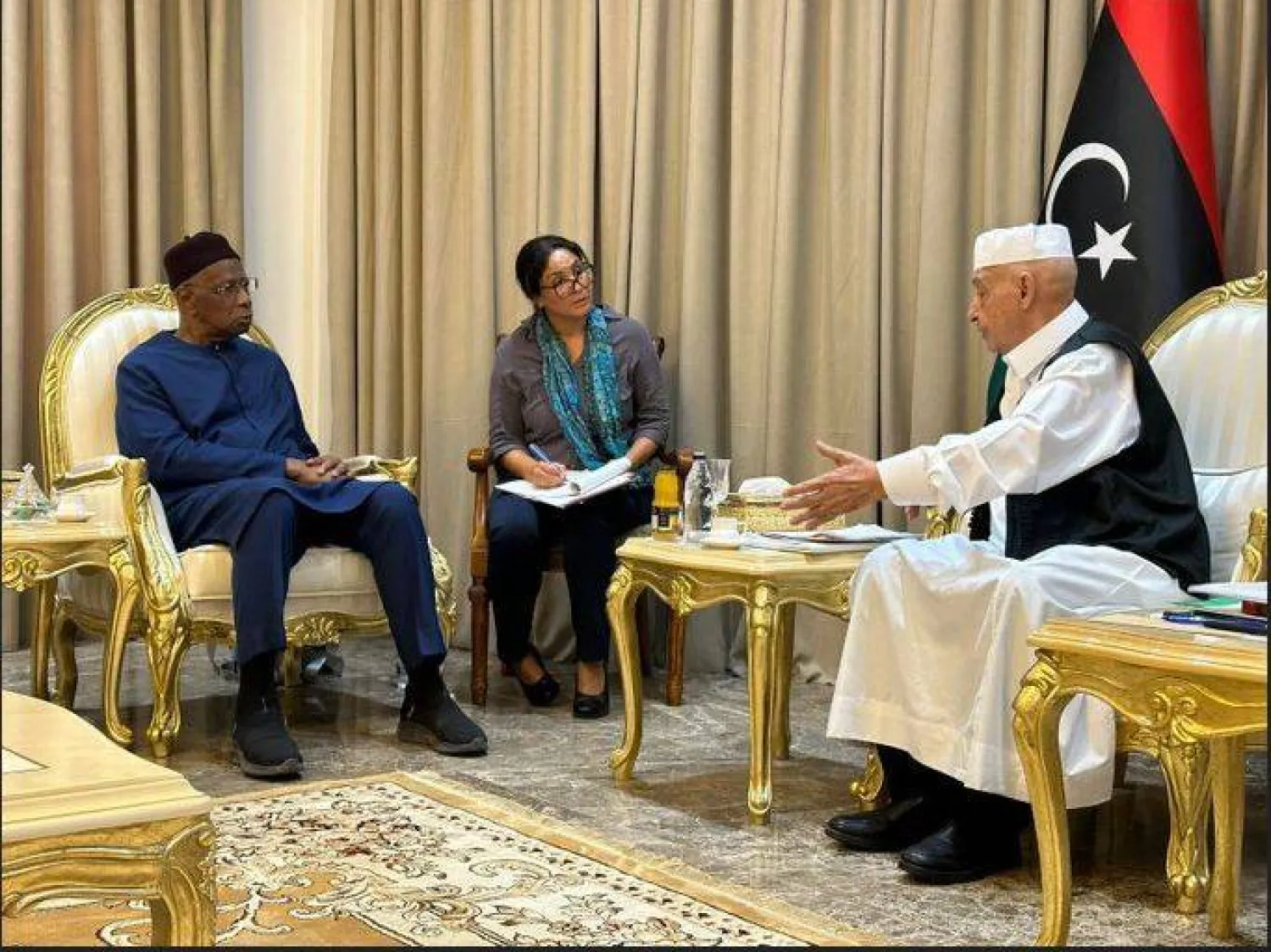 لقاء سابق يجمع صالح وباتيلي في بنغازي (البعثة الأممية)