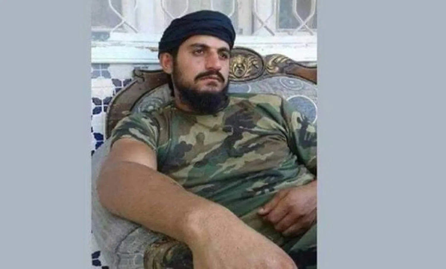 ‘El-Kasm’ olarak bilinen Mustafa el-Masalmeh’in sosyal medyadaki bir fotoğrafı