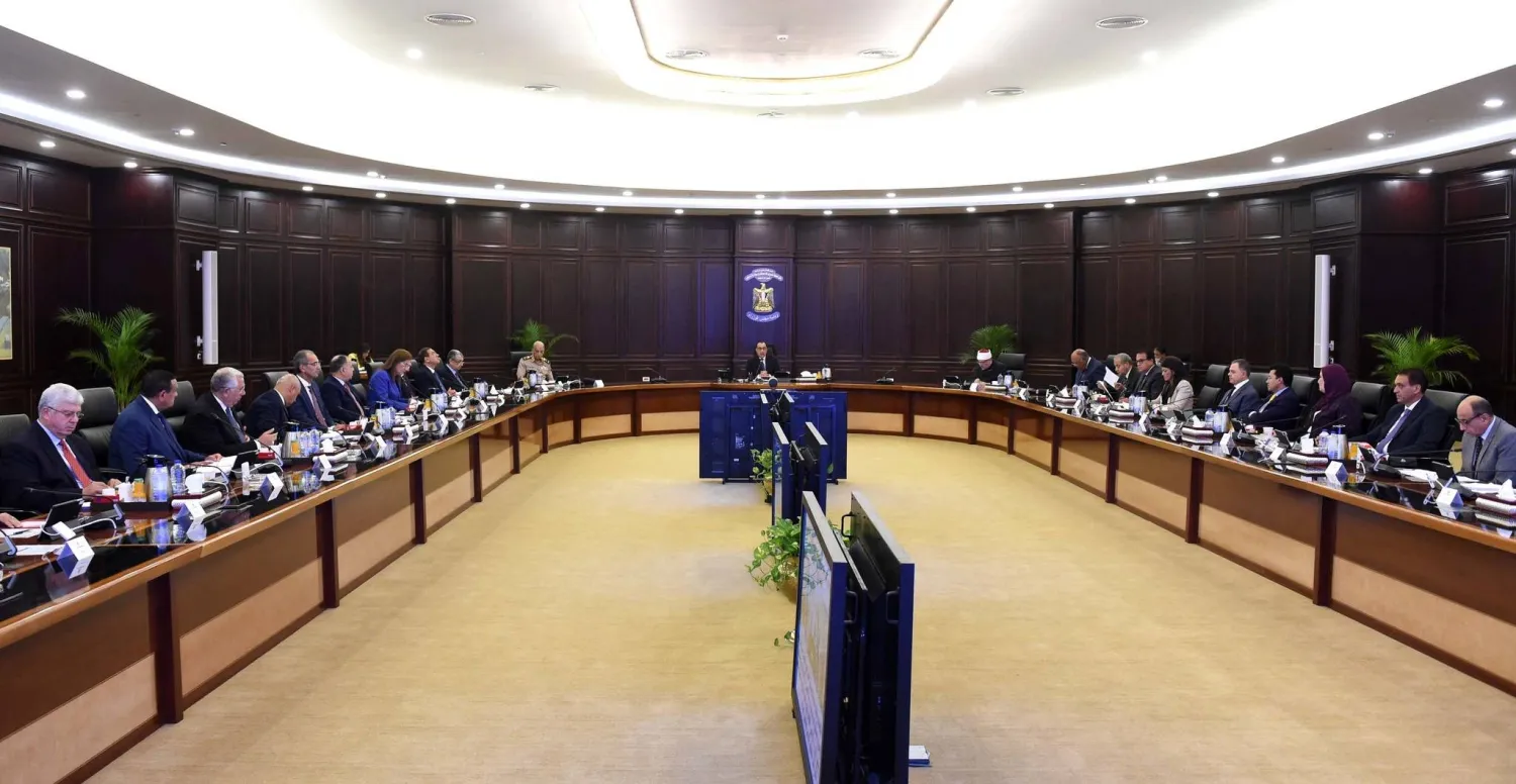 جانب من اجتماع مجلس الوزراء المصري برئاسة مصطفى مدبولي (صفحة مجلس الوزراء على فيسبوك)