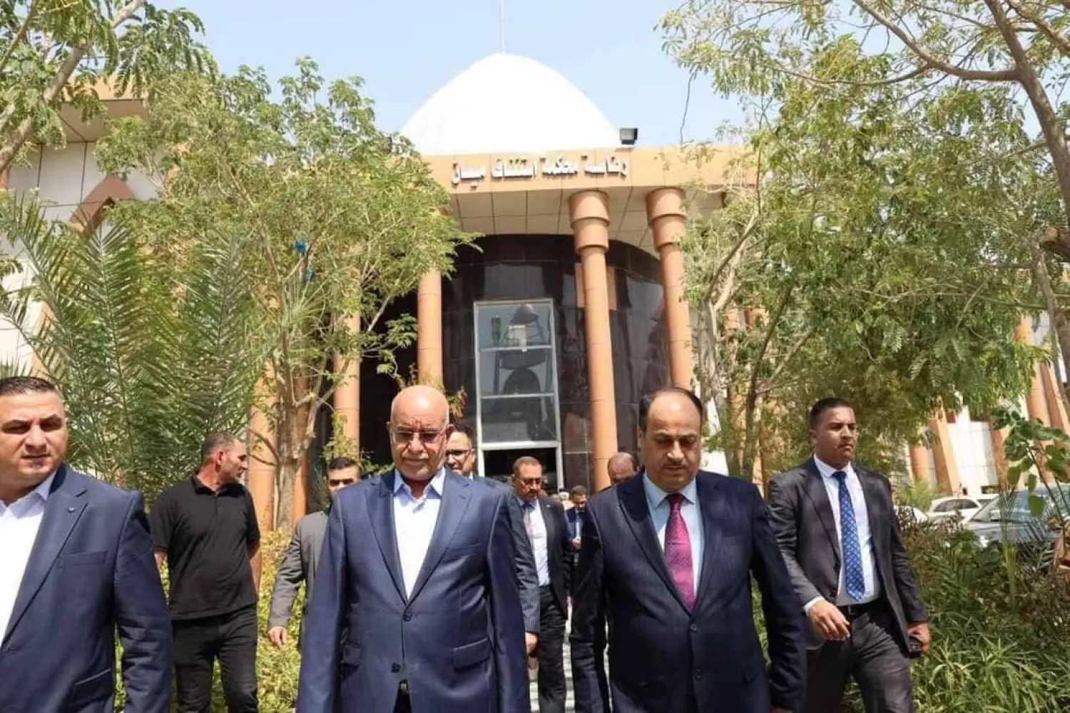 وزير الصحة في محكمة استئناف ميسان (اعلام وزارة الصحة)