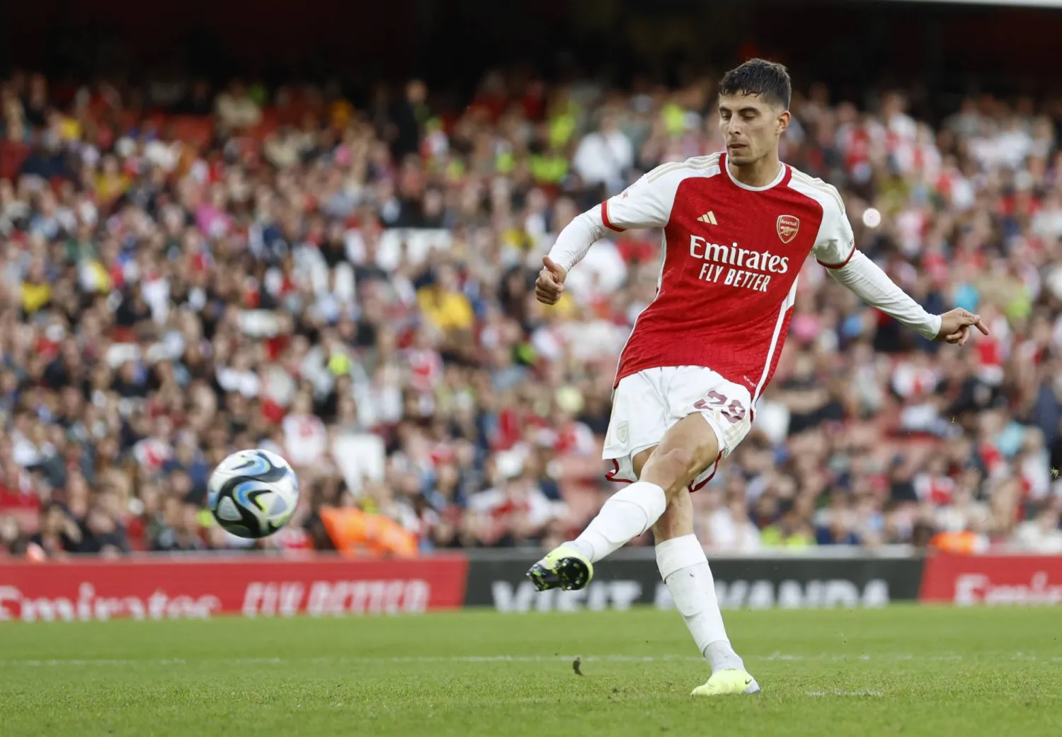  هافرتز يأمل تقديم مستويات مميزة مع الوصيف (أ.ب)