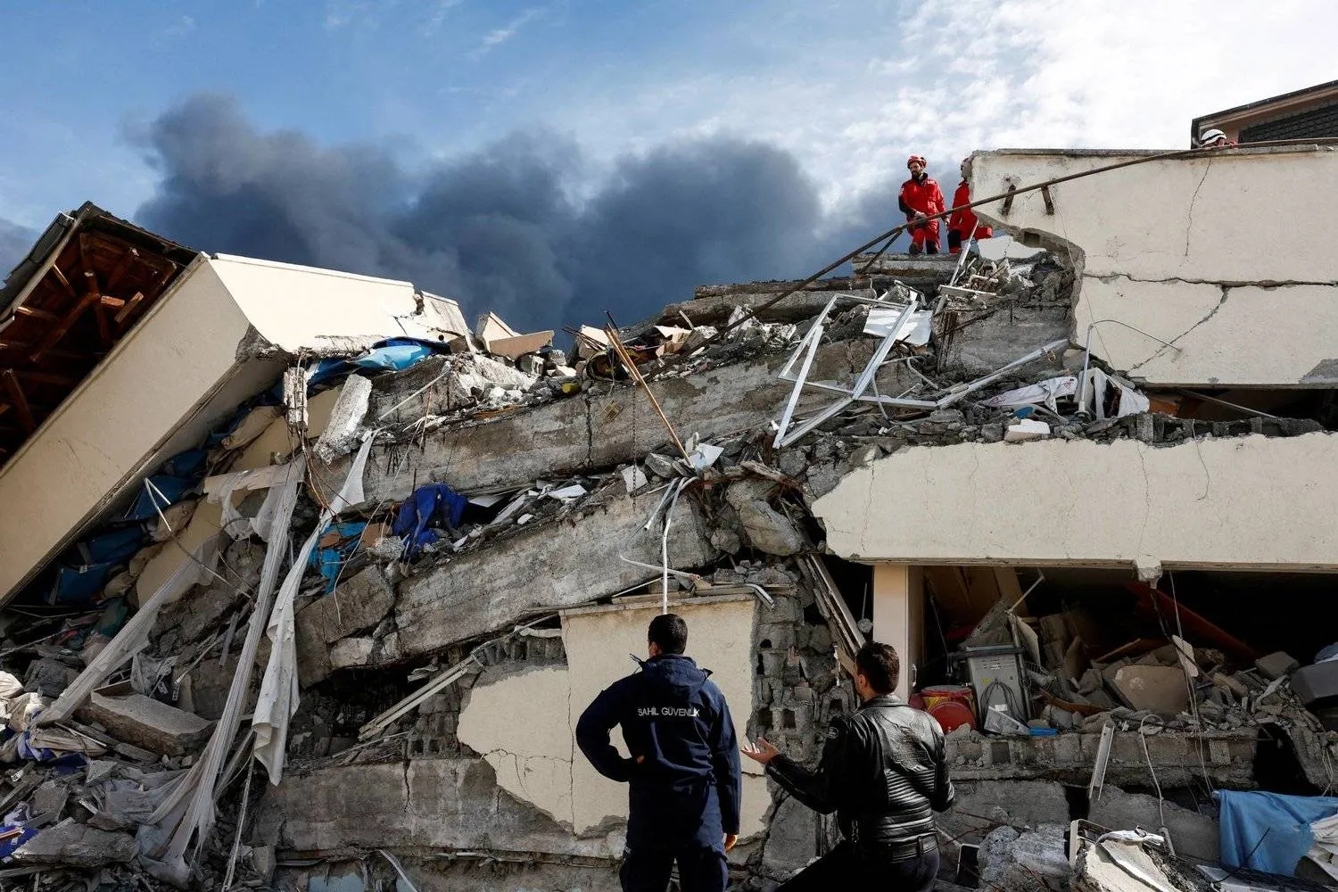 File photo: Partial view of the destruction caused by the earthquake that struck the Hatay region in Türkiye last February (File - Reuters).
