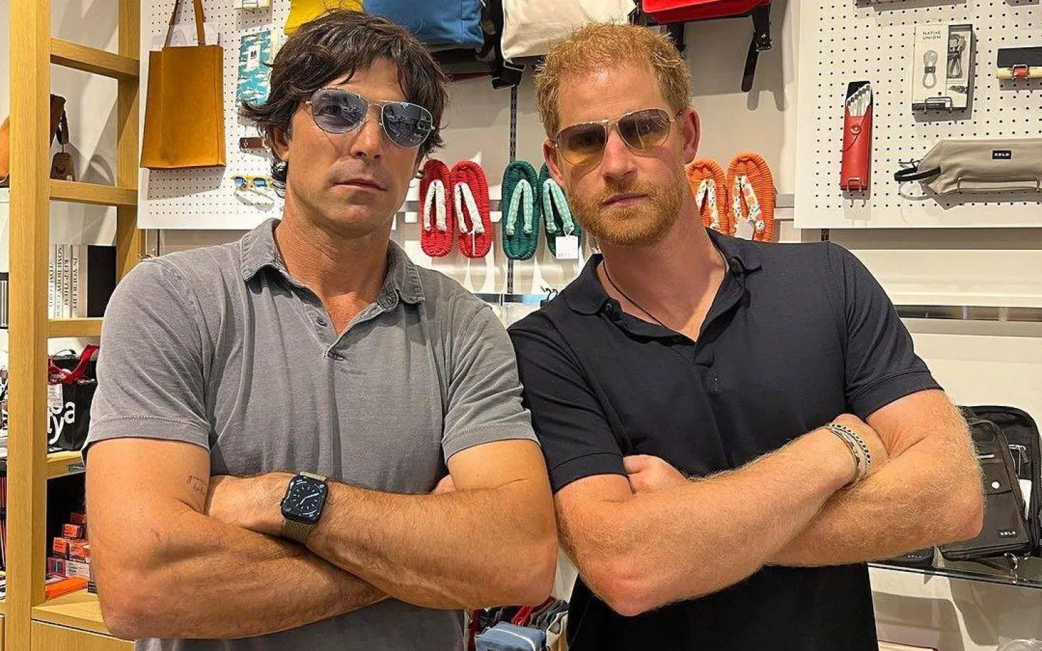 الأمير البريطاني هاري يظهر إلى جانب صديقه ناتشو فيغيراس في احد المتاجر بطوكيو (إنستغرام)