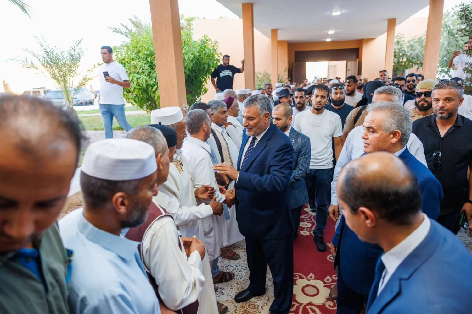 تكالة خلال زيارته إلى مدينة الخمس (مجلس الدولة)