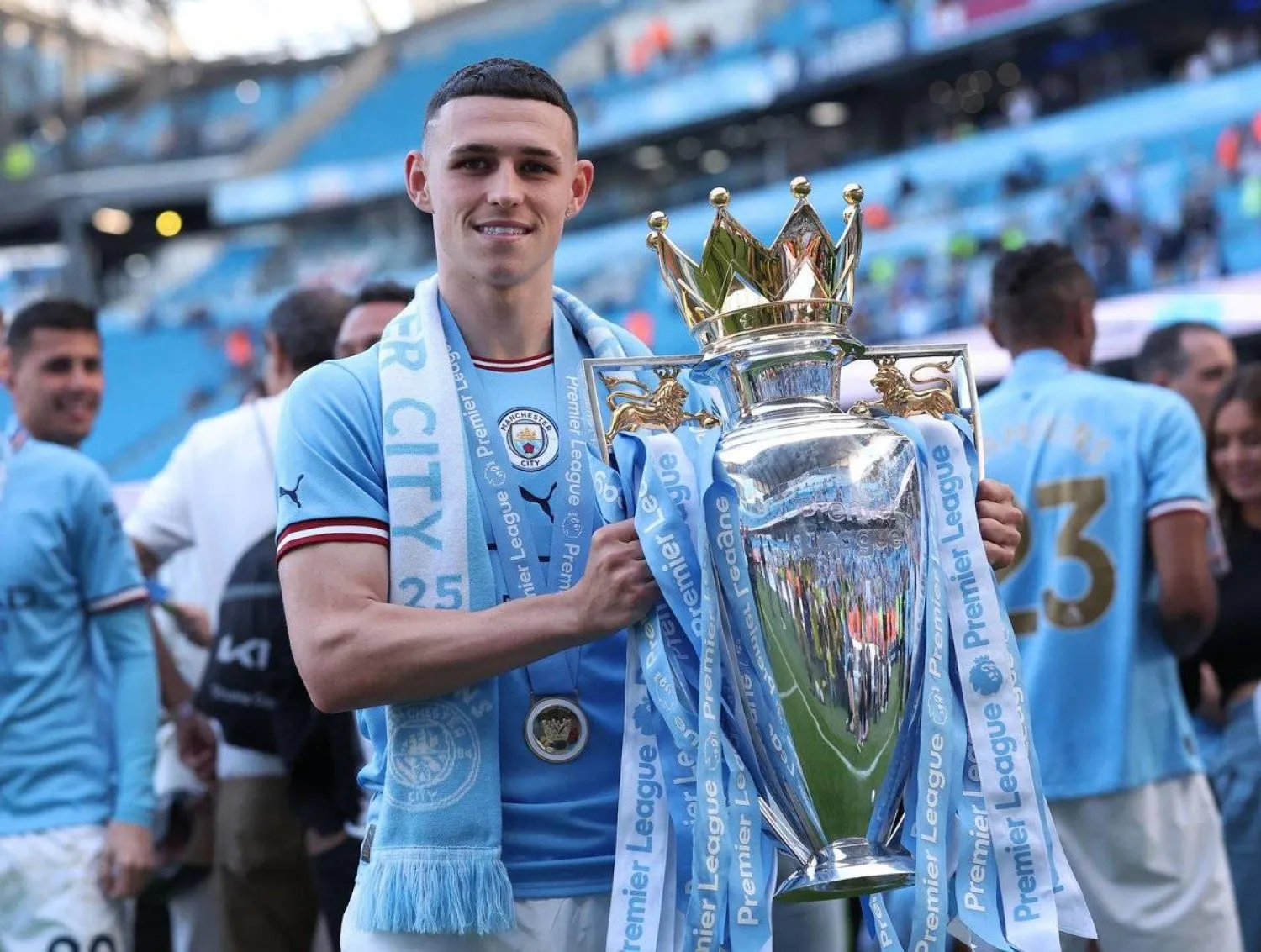 فودين لعب دوراً بارزاً في إكمال ثلاثية مانشستر سيتي التاريخية (غيتي)