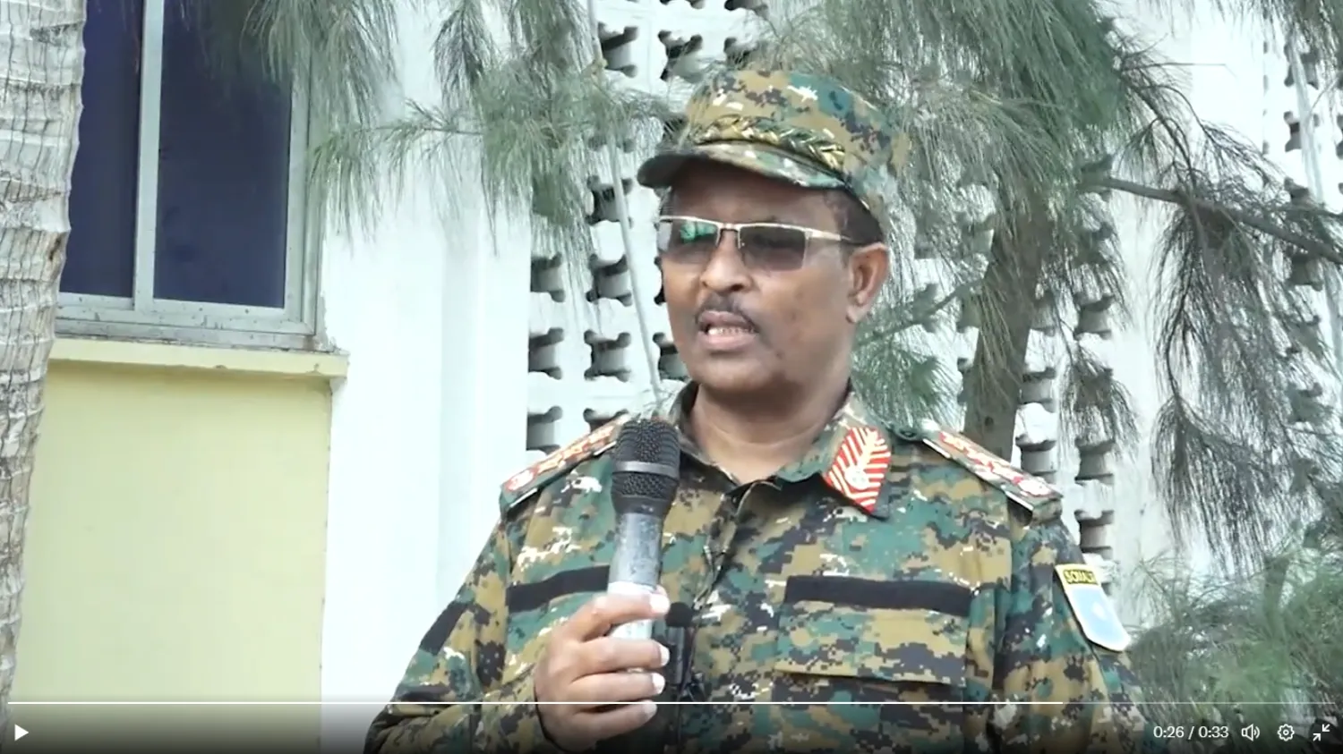 المتحدث باسم وزارة الدفاع الصومالية (تلفزيون الصومال الرسمي)