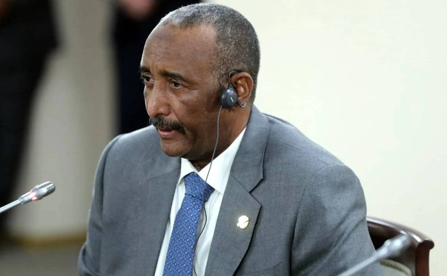 23 October 2019, Russia, Sochi: Chairman of the Sovereignty Council of Sudan Abdel Fattah al-Burhan attends the Russia-Africa summit. (Kremlin/dpa)