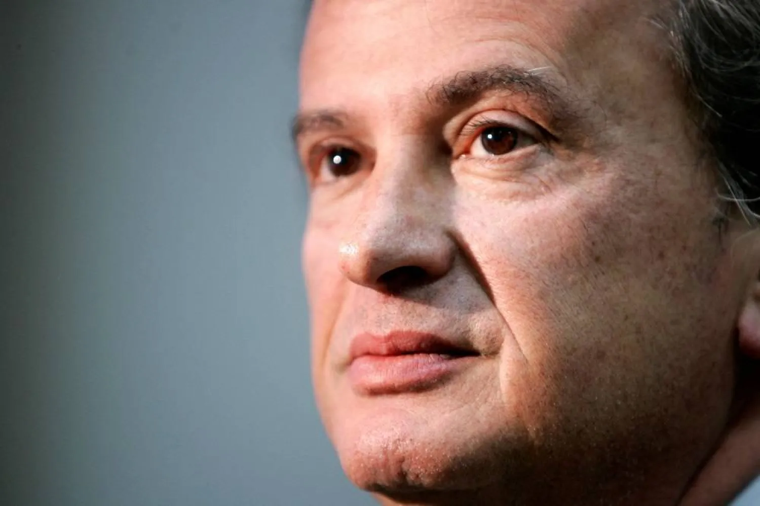 Riad Salameh, Lebanon's central bank governor, attends an interview with Reuters in Beirut, Lebanon February 15, 2010. (Reuters)