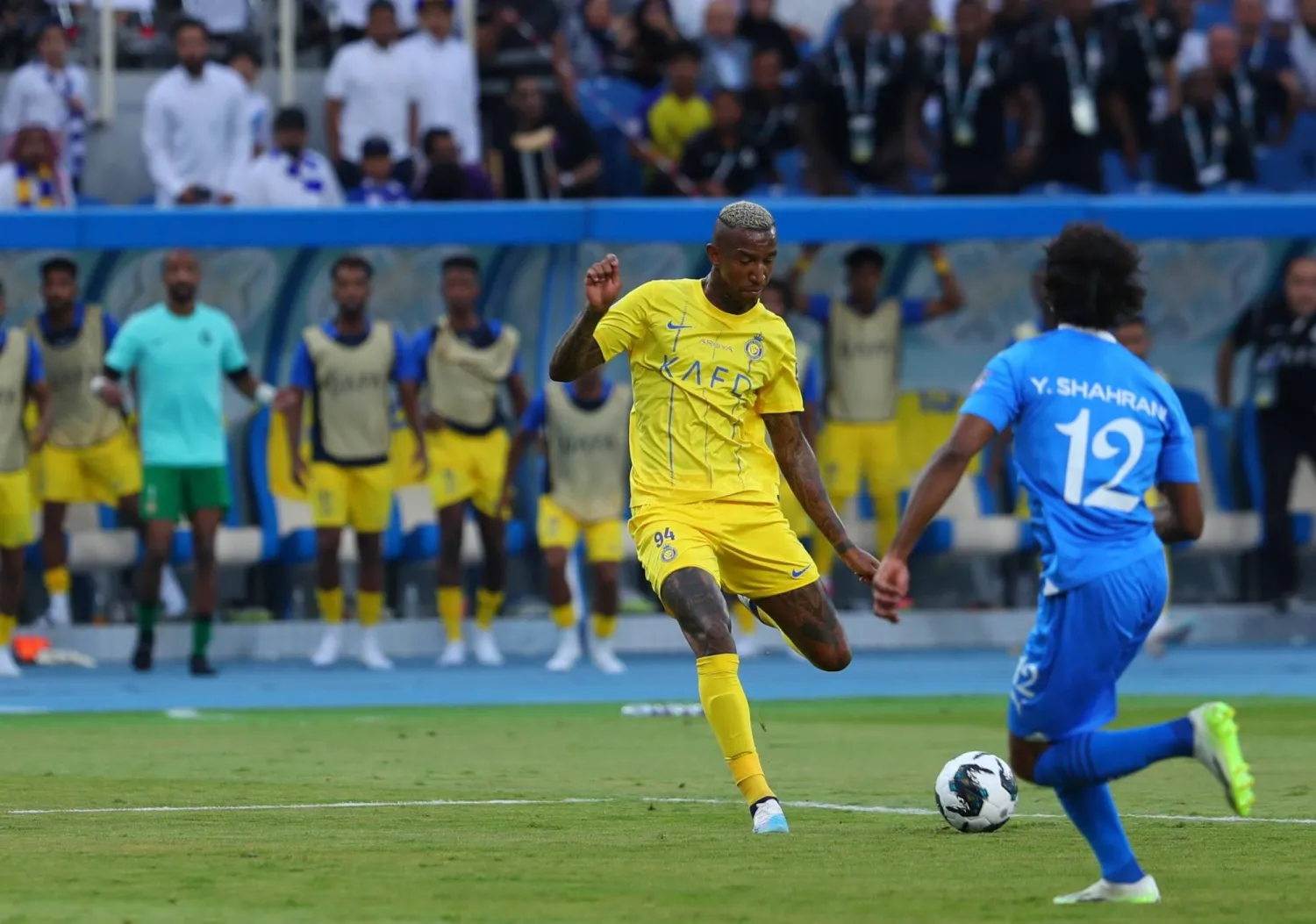 تاليسكا كان حاضراً في نهائي كأس الأندية العربية السبت (نادي النصر)