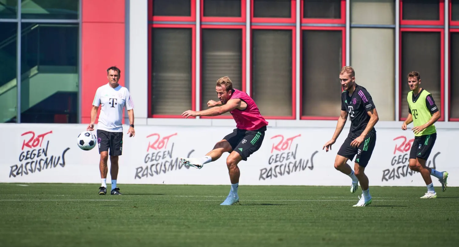 جانب من التحضيرات لمواجهة السبت (بايرن ميونيخ)