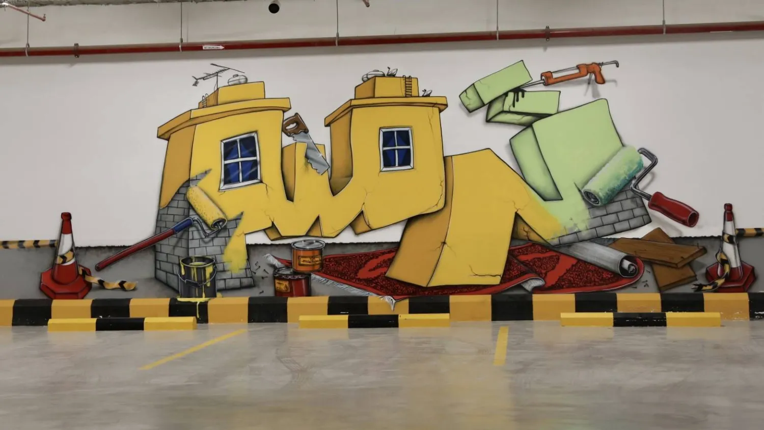 المشروع يجمع نحو 32 فنان غرافيتي عبر منصة واحدة (الشرق الأوسط)