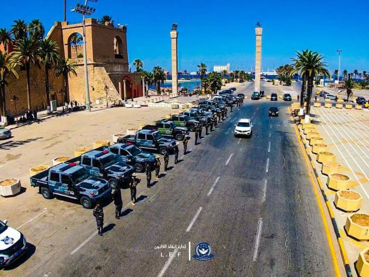 دوريات أمنية في العاصمة طرابلس (مديرية الأمن)