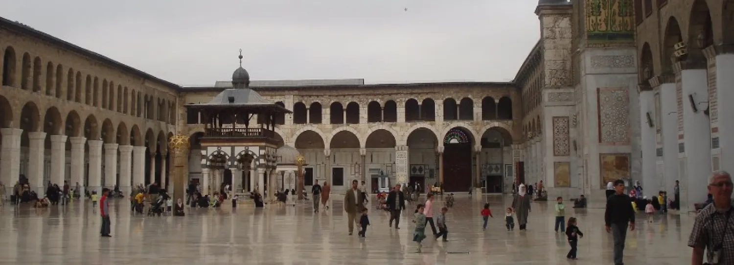 صورة نشرتها شركة «فيست ترافيل» التركية لجولة على معالم سوريا التاريخية خلال رحلة نظمتها قبل عام 2011