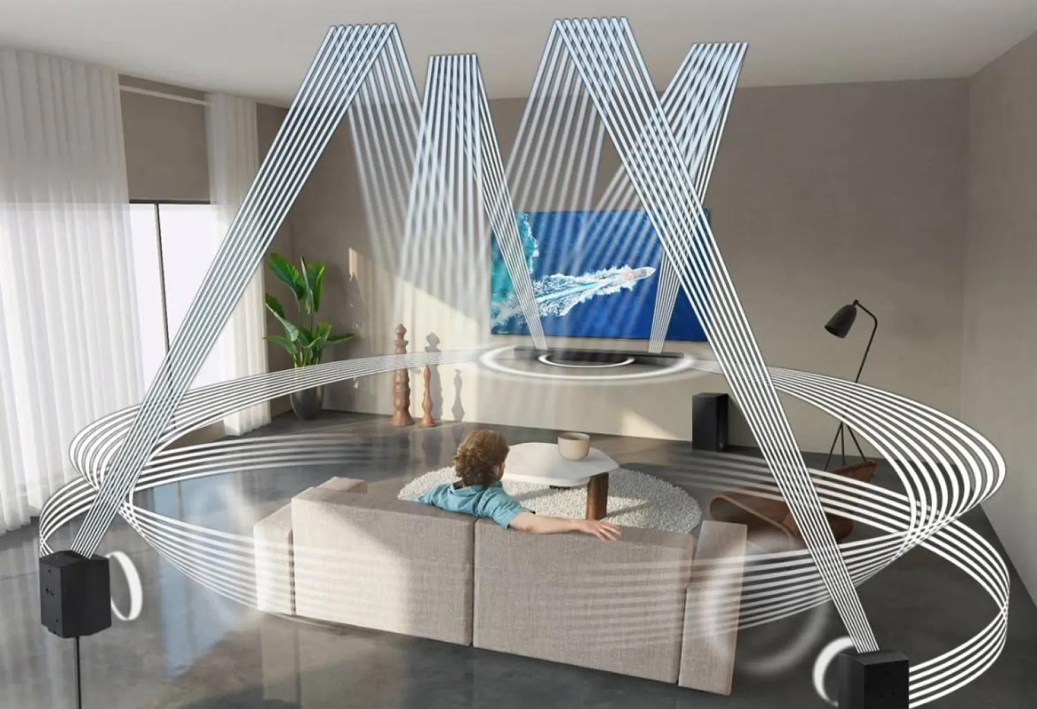 تضيف "تقنية الارتداد الصوتي من على السقف" بُعدا صوتيا جديدة لتجربة مبهرة