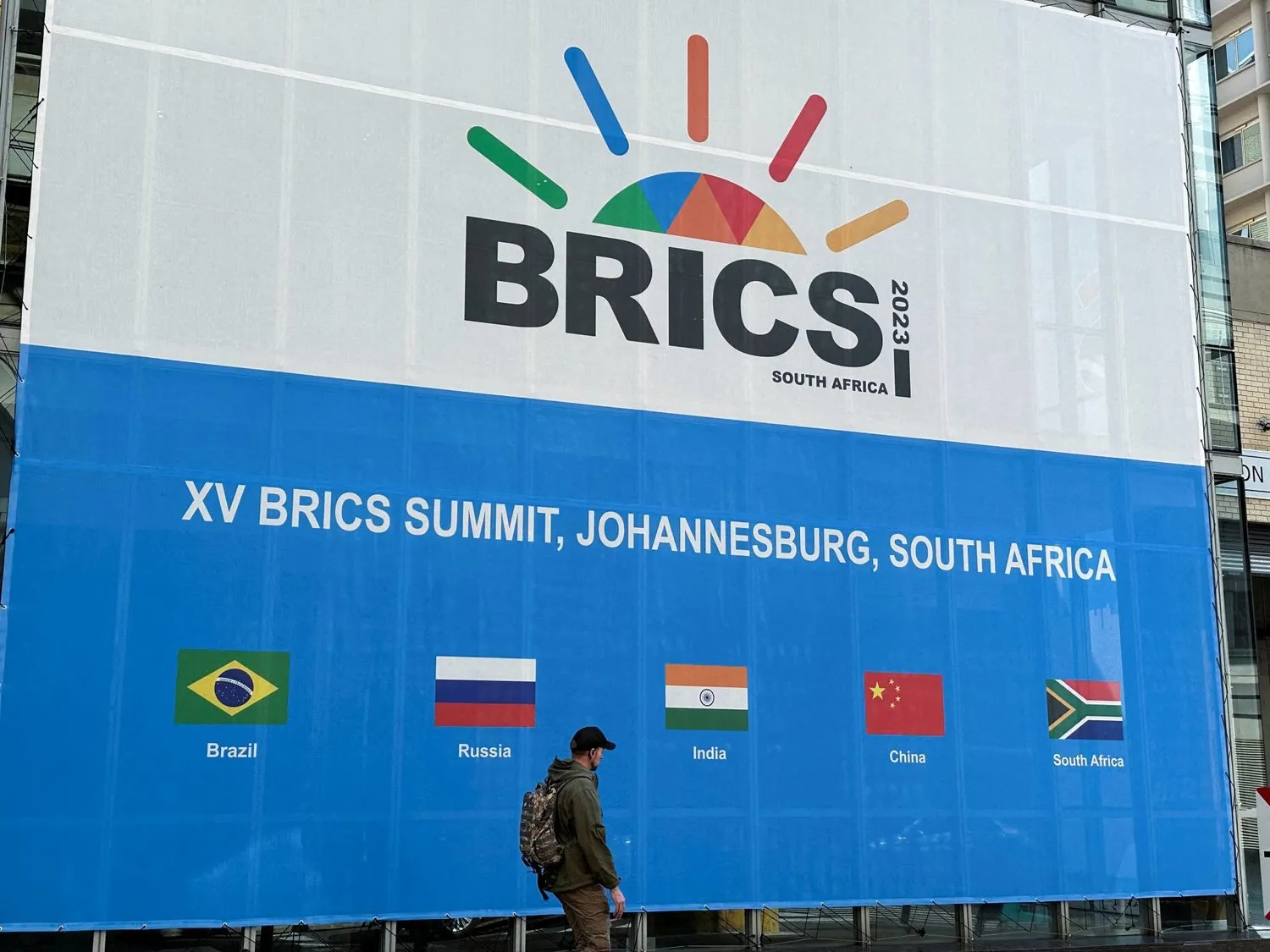 Johannesburg'da toplantının yapılacağı bina (Reuters)