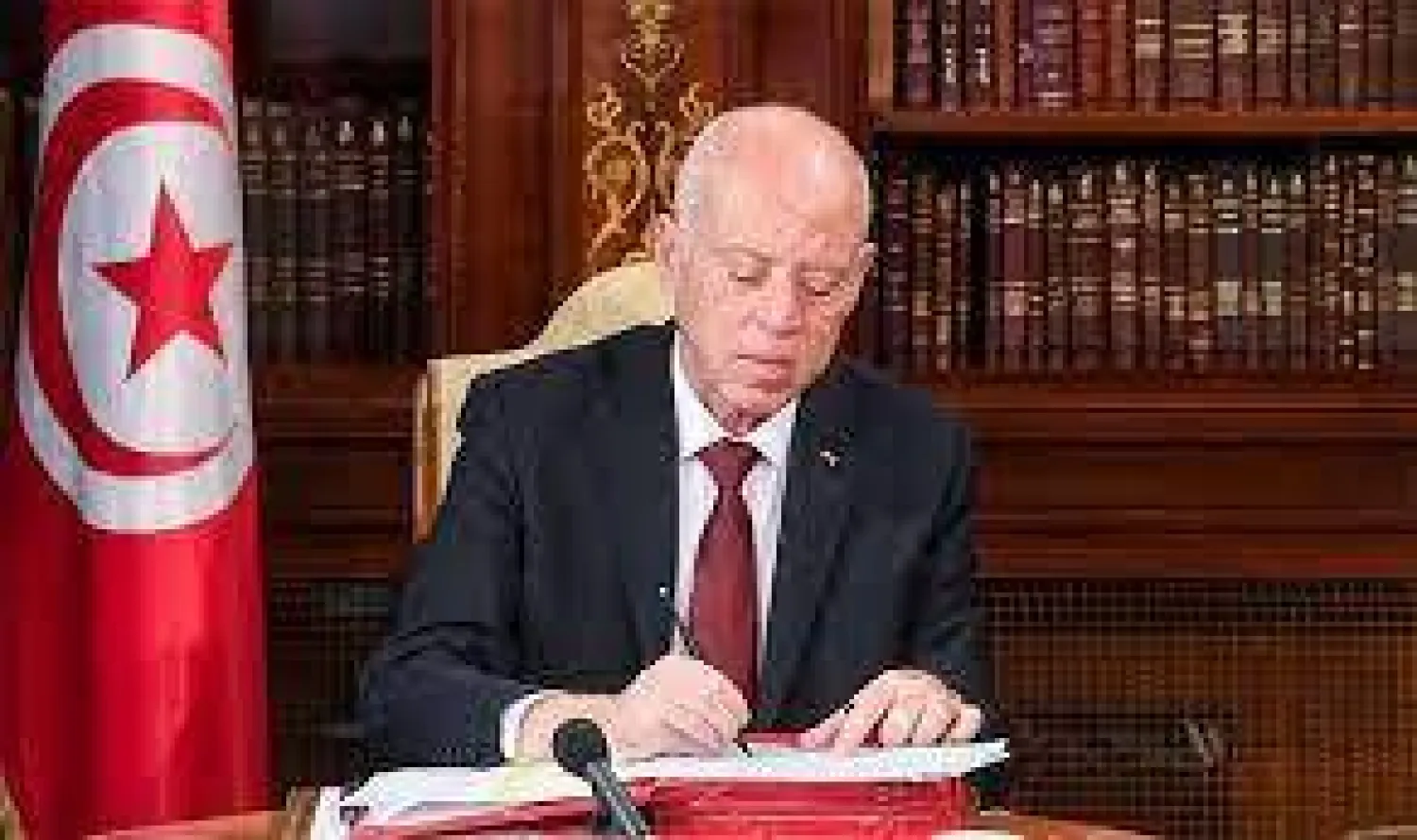 الرئيس قيس سعيد (أ.ف.ب)