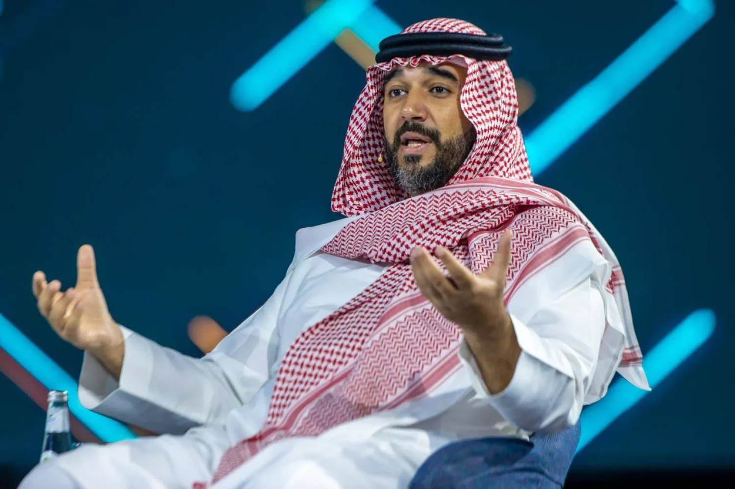 الأمير فيصل بن بندر بن سلطان رئيس مجلس إدارة الاتحاد السعودي للرياضات الإلكترونية (الشرق الأوسط)