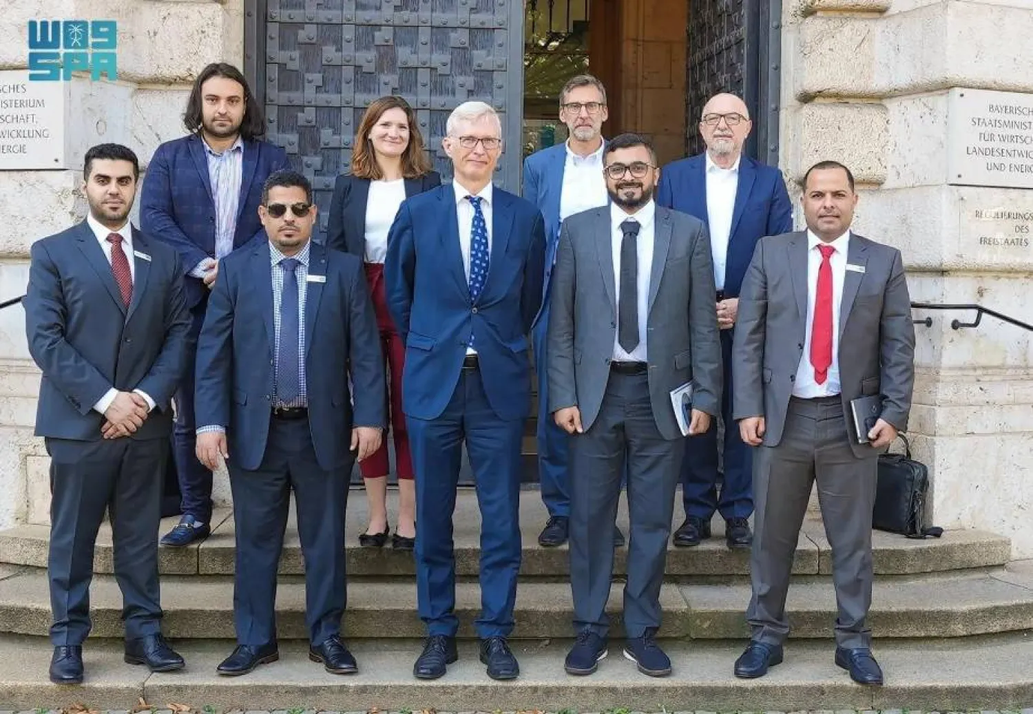The Saudi delegation discussed with German officials way to strengthen cooperation between the two countries. SPA 
