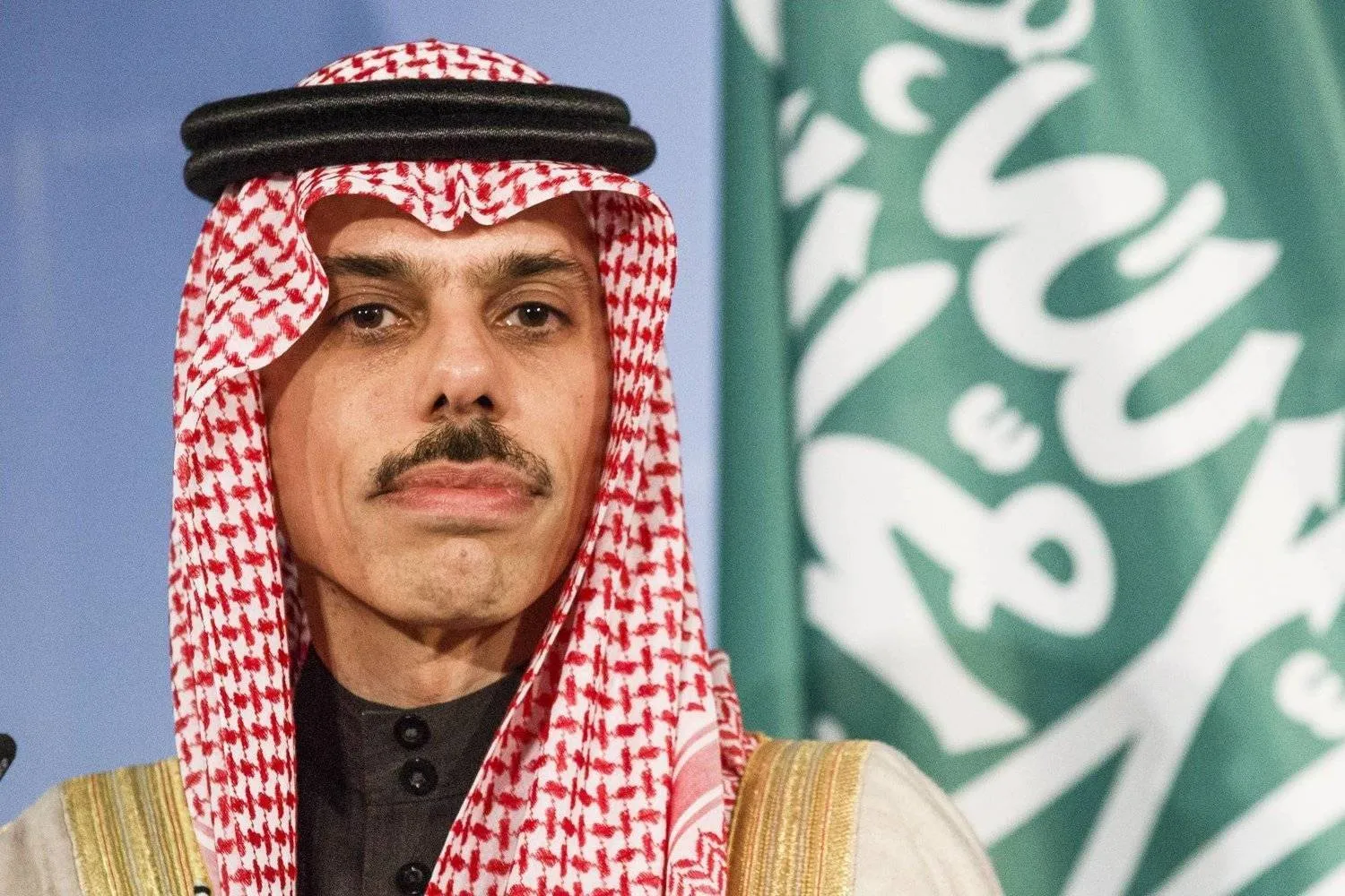 Saudi Foreign Minister Prince Faisal bin Farhan bin Abdullah. (Asharq Al-Awsat)
