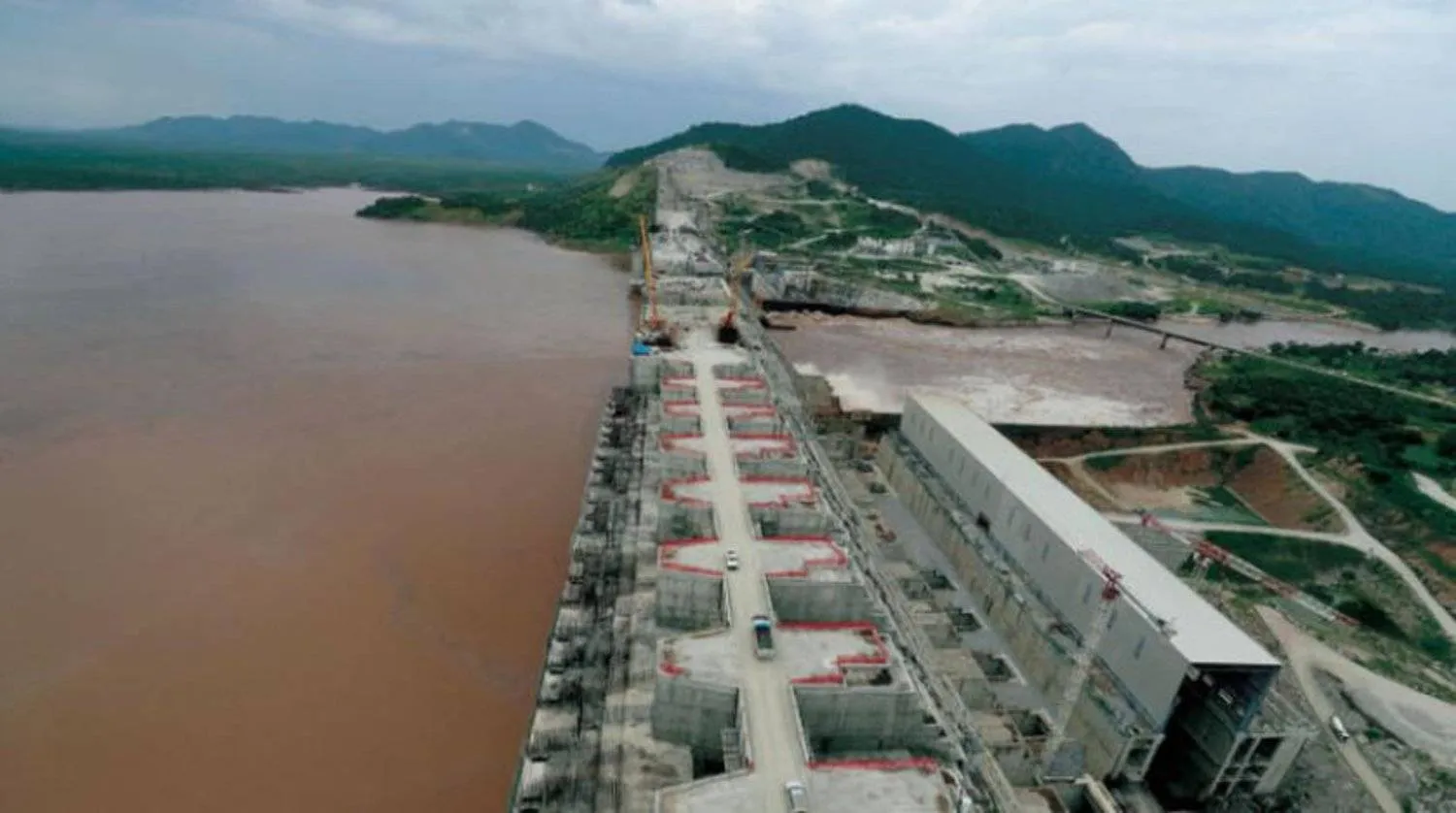 A view of the Grand Ethiopian Renaissance Dam (GERD). Reuters