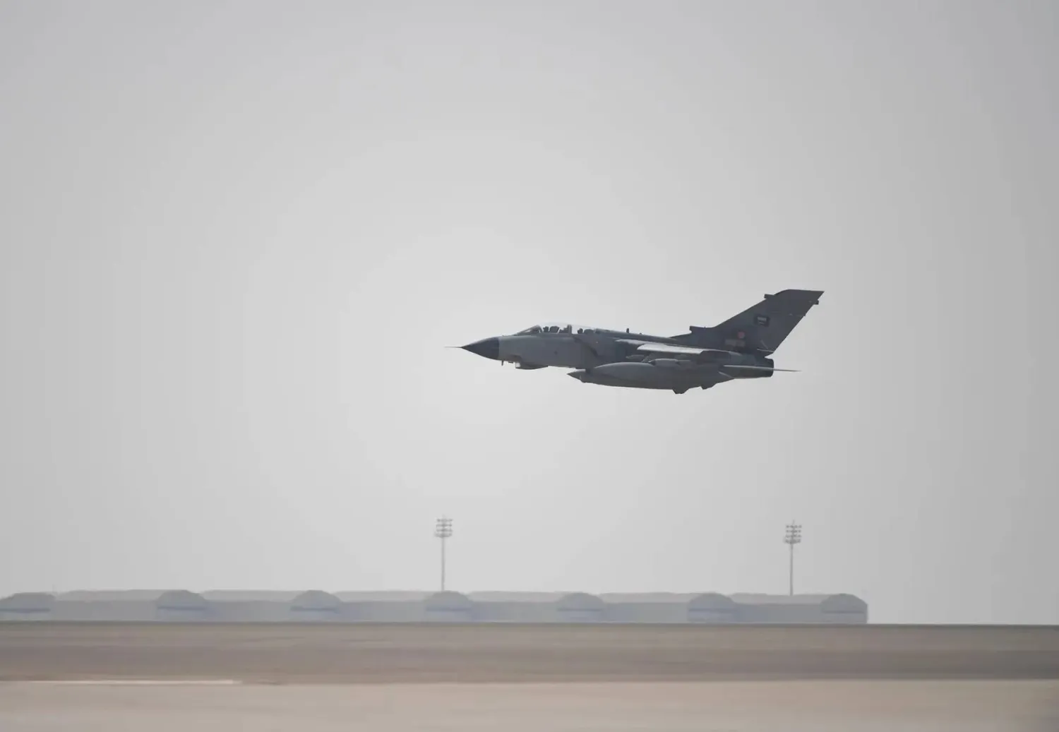 طائرة من نوع «تورنيدو» تابعة للقوات الجوية السعودية (واس)