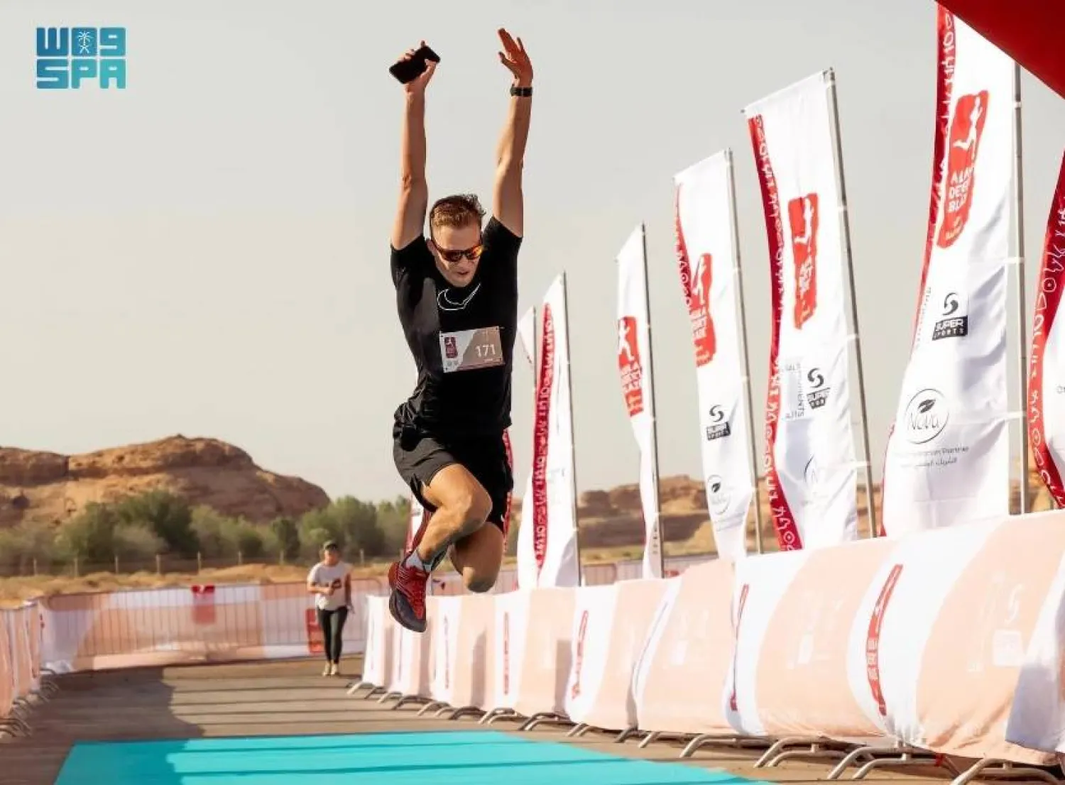The race in AlUla provides runners with an exhilarating challenge that ranks as the most arduous in the region. SPA