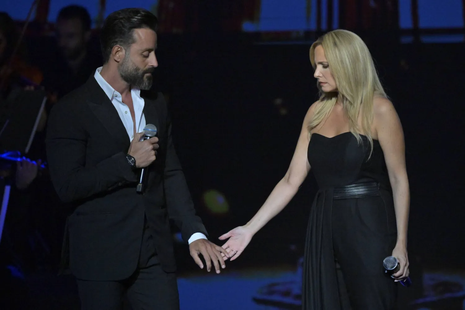 سعد رمضان وتانيا قسيس في حفل «زمن» بكازينو لبنان