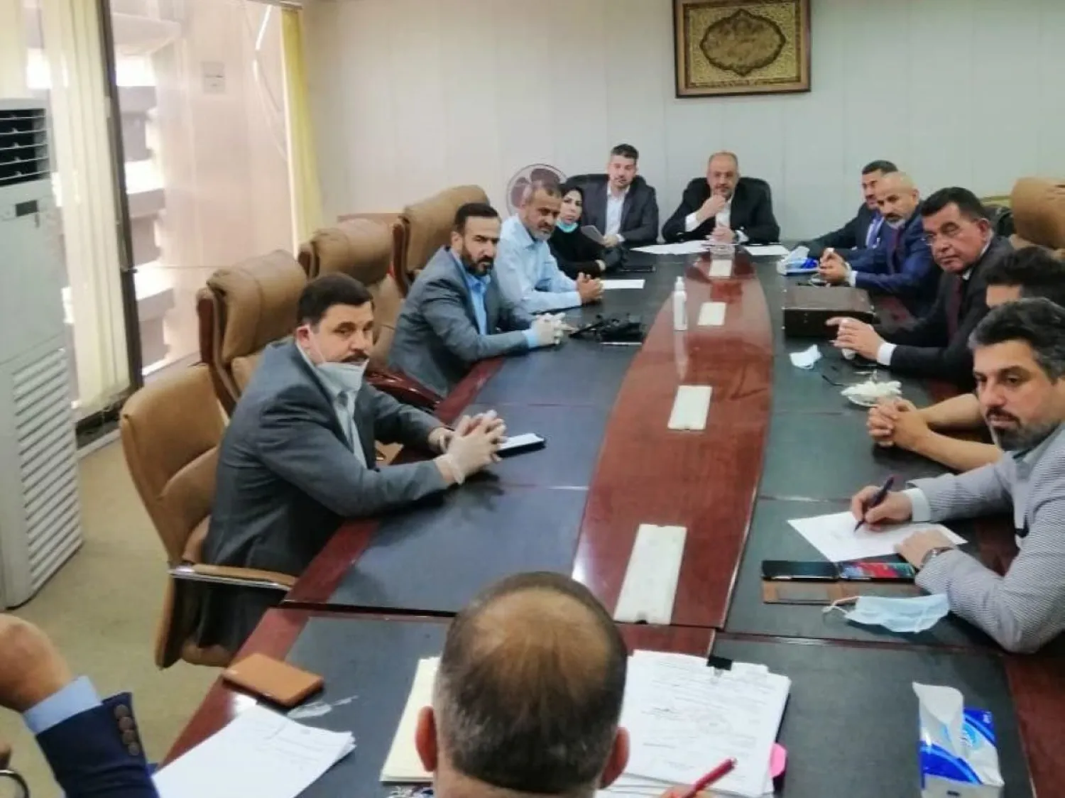 لجنة النزاهة النيابية في أحد اجتماعاتها (موقع اللجنة)