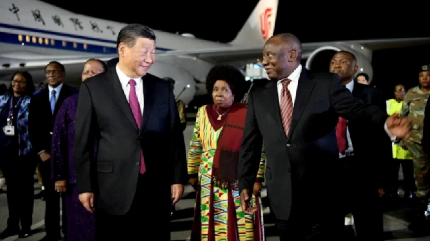 Güney Afrika Devlet Başkanı BRICS zirvesine katılacak olan Çinli mevkidaşını ağırladı (Reuters)