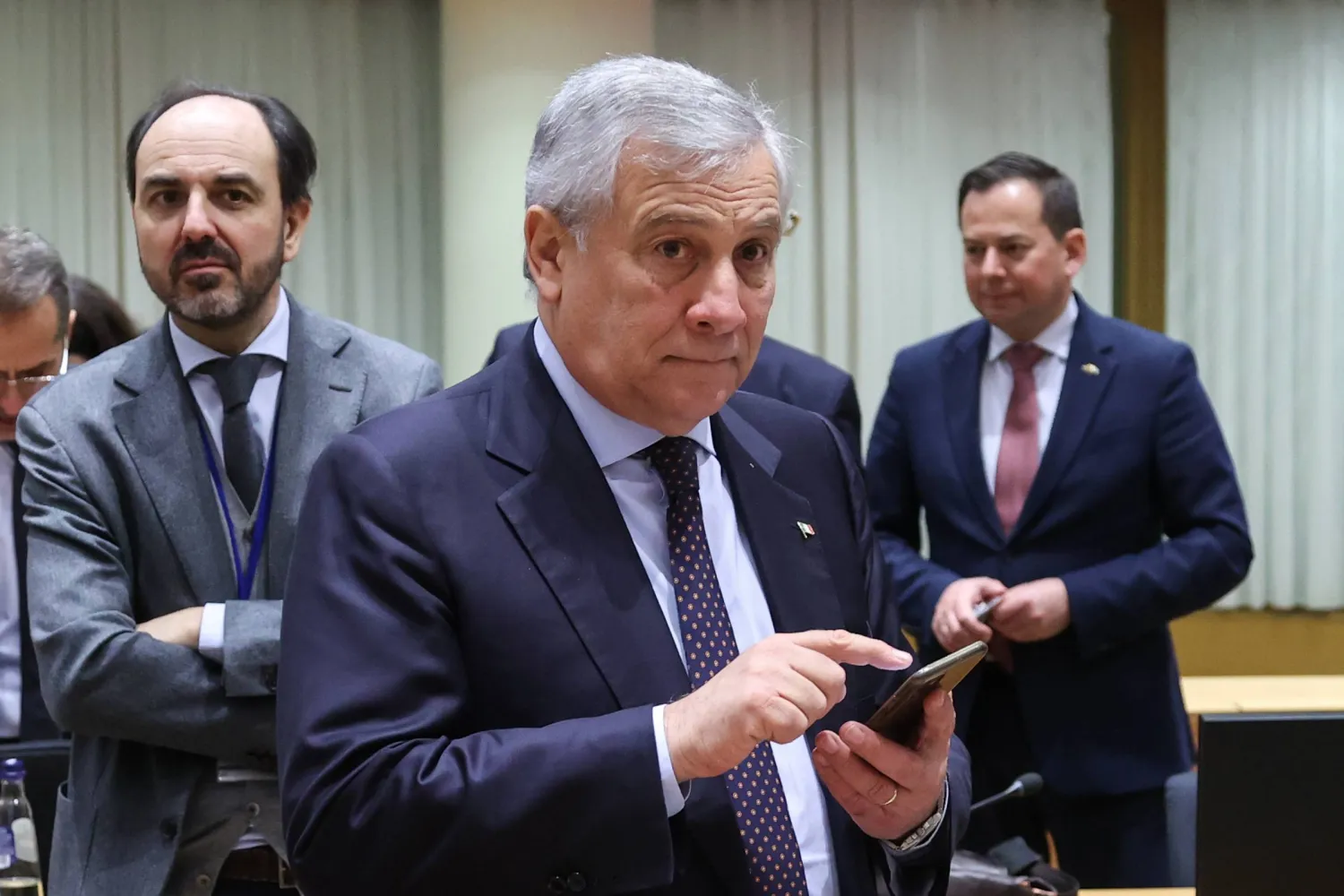 وزير الخارجية الإيطالي أنطونيو تاياني (د.ب.أ)