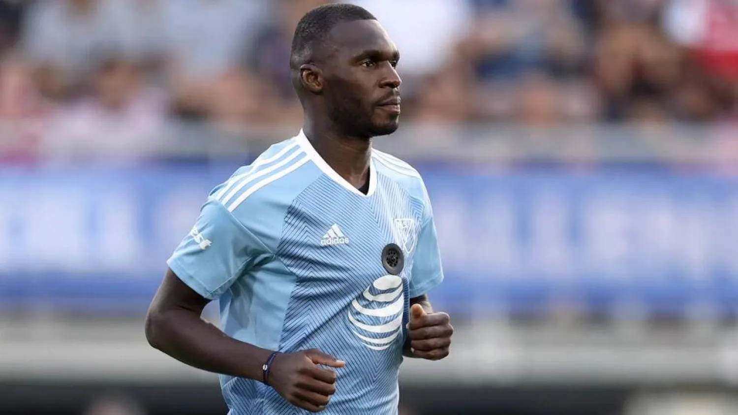 Christian Benteke scored twice for D.C. United in their 4-0 win over the Chicago Fire in Major League Soccer on Saturday. Tim Nwachukwu / GETTY IMAGES NORTH AMERICA/AFP
