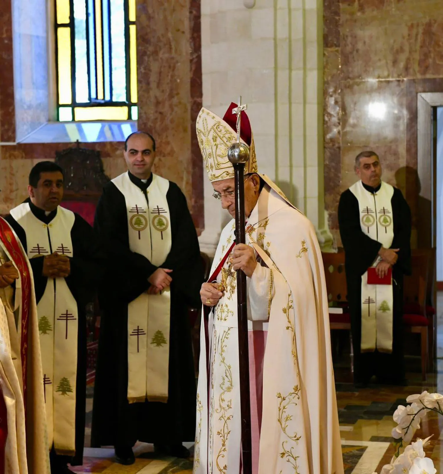 صورة للراعي من صفحة البطريركية في «فيسبوك»