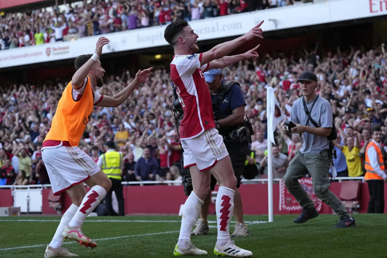 هل يحقق التعاقد مع رايس التوازن المطلوب في خط وسط آرسنال (أ.ب)