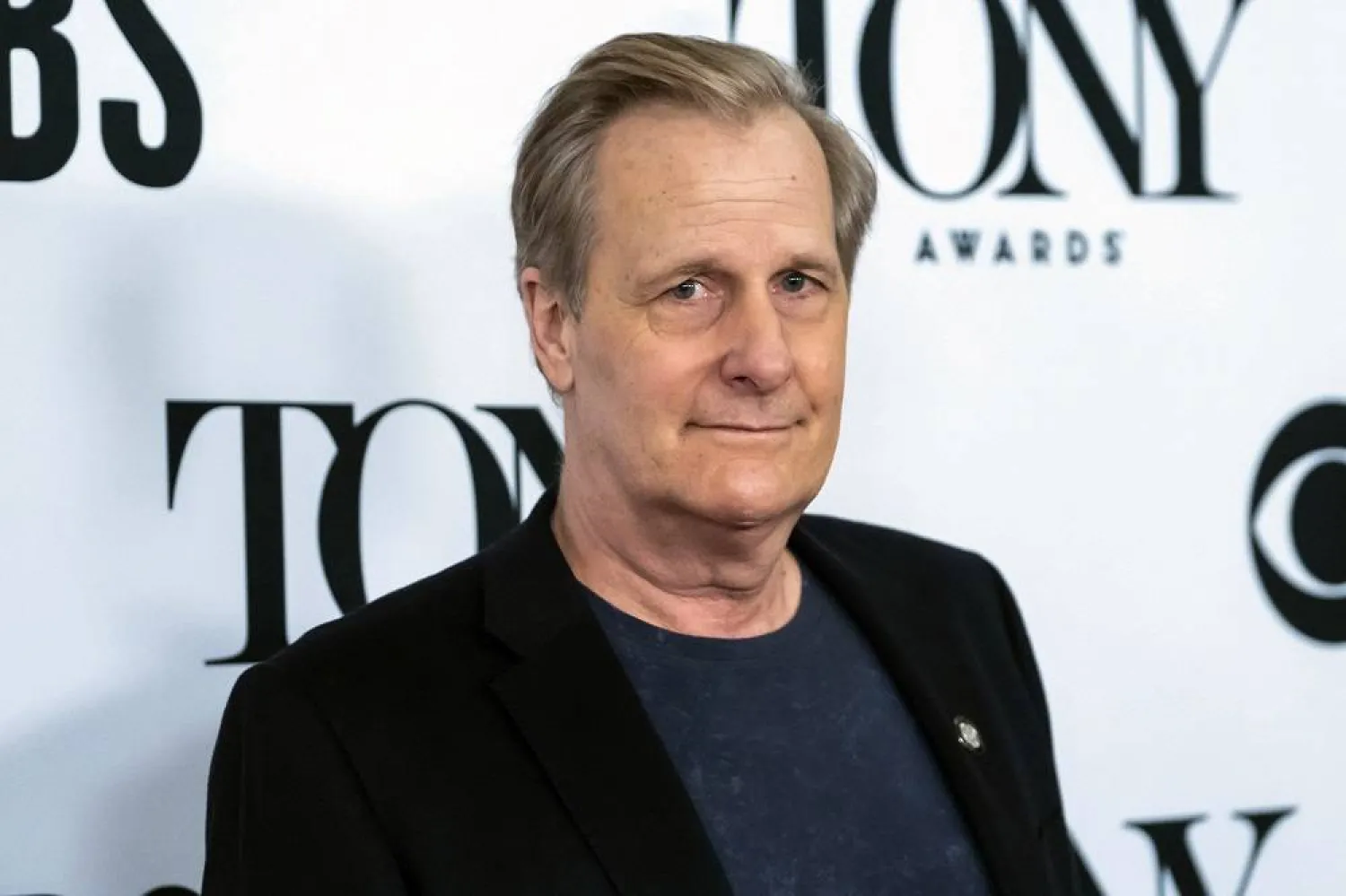 Jeff Daniels arrives at the 73rd annual Tony Awards "Meet the Nominees" press day in New York on May 1, 2019. (AP) 