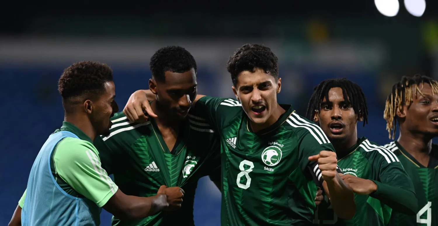 الأخضر الأولمبي يستهل مشواره بالانتصار (تصوير: بشير صالح)